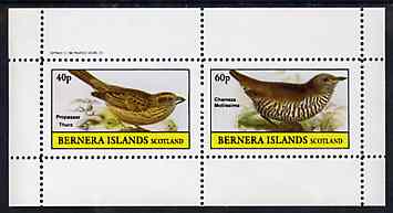 Bernera 1982 Birds #48 perf set of 2 values unmounted mint, stamps on birds