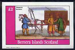Bernera 1982 Chinese Life (Salutation) imperf deluxe sheet (Â£2 value) unmounted mint, stamps on cultures, stamps on 