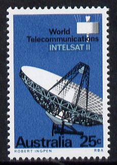 Australia 1968 Intelsat II (Radar) unmounted mint SG 419*, stamps on communications, stamps on science