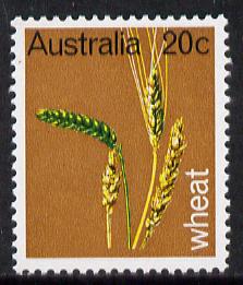 Australia 1969 Primary Industries 20c (Wheat) unmounted mint SG 442*, stamps on agriculture, stamps on food, stamps on wheat