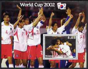 Island of Freedom 2002 Football World Cup #13 perf s/sheet unmounted mint, stamps on football, stamps on sport