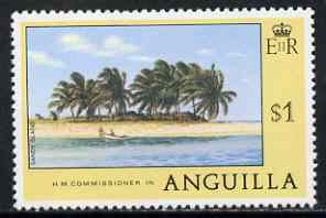 Anguilla 1977-78 Sandy Island $1 (from def set) unmounted mint, SG 286, stamps on tourism
