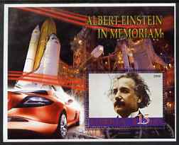 Liberia 2006 Albert Einstein In Memoriam perf m/sheet (with Space Shuttle in background) very fine cto used, stamps on personalities, stamps on science, stamps on physics, stamps on nobel, stamps on shuttle, stamps on nobel, stamps on einstein, stamps on maths, stamps on judaica   , stamps on personalities, stamps on einstein, stamps on science, stamps on physics, stamps on nobel, stamps on maths, stamps on space, stamps on judaica, stamps on atomics