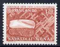 Greenland 1978 Scientific Research 1k20 unmounted mint, SG 98, stamps on geology, stamps on science