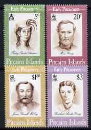 Pitcairn Islands 1994 Early Pitcairners perf set of 4 unmounted mint SG 446-49, stamps on cultures, stamps on heritage