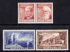Australia 1951 50th Anniversary of Commonwealth of Australia perf set of 4 unmounted mint, SG 241-4, stamps on , stamps on  kg6 , stamps on 