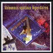Haiti 2006 Legendary Spaceships #4 perf m/sheet containing 100G diamond shaped value plus Concorde, unmounted mint, stamps on space, stamps on concorde, stamps on aviation