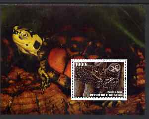 Benin 2004 Owls & Tortoises perf s/sheet #1 fine cto used, stamps on birds, stamps on birds of prey, stamps on owls, stamps on tortoises, stamps on animals, stamps on reptiles