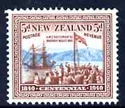 New Zealand 1940 HMS Britomar 5d unmounted mint, SG 620, stamps on ships, stamps on  kg6 , stamps on 