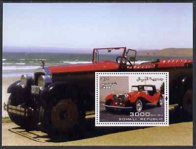 Somalia 2004 Early Cars #1 perf m/sheet unmounted mint, stamps on cars, stamps on 