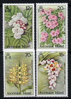 Ascension 1985 Wild Flowers set of 4 unmounted mint, SG 389-92, stamps on , stamps on  stamps on flowers