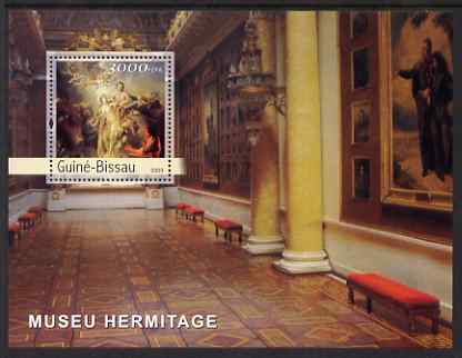 Guinea - Bissau 2003 The Hermitage Museum perf s/sheet containing 1 value unmounted mint Mi BL411, stamps on arts, stamps on museums
