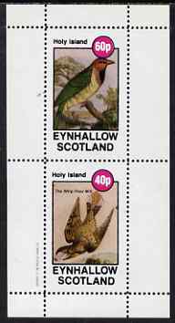 Eynhallow 1982 Birds #48 (Weaver & Whip Poor Will) perf set of 2 values unmounted mint, stamps on birds