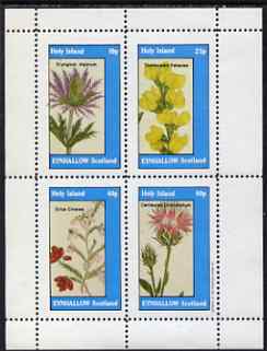 Eynhallow 1983 Flowers #33 perf set of 4 values unmounted mint, stamps on flowers