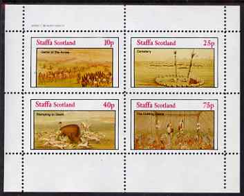 Staffa 1982 N American Indians #05 perf set of 4 values unmounted mint , stamps on cultures, stamps on indians, stamps on americana, stamps on wild west
