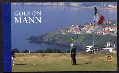 Isle of Man 1997 Golf Â£4.54 booklet complete and very fine, SG SB46, stamps on sport, stamps on golf, stamps on 