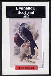 Eynhallow 1981 Buzzard imperf deluxe sheet (Â£2 value) unmounted mint, stamps on birds, stamps on birds of prey, stamps on buzzards