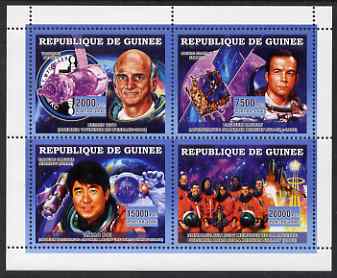 Guinea - Conakry 2006 Space perf sheetlet containing 4 values unmounted mint, stamps on space