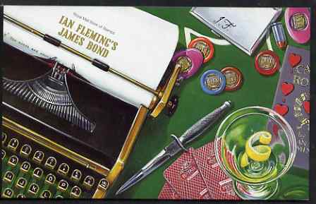 Booklet - Great Britain 2008 James Bond Â£7.40 Prestige booklet complete & very fine SG DX41, stamps on personalities, stamps on films, stamps on cinema, stamps on entertainments, stamps on  spy , stamps on reptiles, stamps on frogs, stamps on playing cards, stamps on snakes, stamps on medals, stamps on pistols, stamps on chess, stamps on shells, stamps on golf, stamps on food, stamps on maps, stamps on skiing, stamps on clocks, stamps on flags, stamps on 