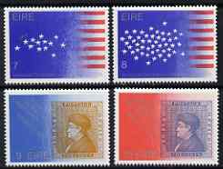 Ireland 1976 Bicentenary of US Revolution perf set of 4 unmounted mint, SG 391-4, stamps on americana, stamps on flags, stamps on revolutions