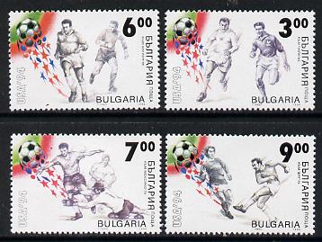 Bulgaria 1994 Football World Cup set of 4 unmounted mint, Mi 4115-15, stamps on , stamps on  stamps on football   sport