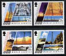 Ascension 1996 30th Anniversary of BBC Atlantic Relay Station set of 4 unmounted mint, SG 695-98, stamps on communications