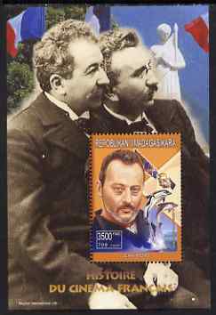 Madagascar 1999 French Cinema Stars perf m/sheet #5 showing Jean Reno unmounted mint. Note this item is privately produced and is offered purely on its thematic appeal , stamps on , stamps on  stamps on personalities, stamps on  stamps on films, stamps on  stamps on cinema, stamps on  stamps on entertainments, stamps on  stamps on movies, stamps on  stamps on fish, stamps on  stamps on satellites, stamps on  stamps on space