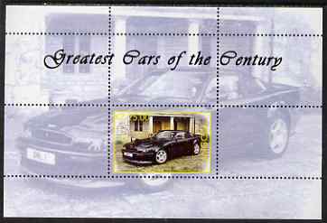 Angola 2000 Greatest Cars of the Century - Aston Martin perf s/sheet unmounted mint. Note this item is privately produced and is offered purely on its thematic appeal, stamps on millennium, stamps on cars, stamps on aston martin, stamps on 