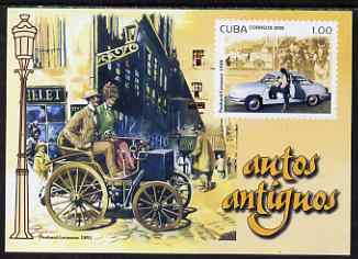Cuba 2008 Vintage Cars imperf s/sheet unmounted mint , stamps on cars