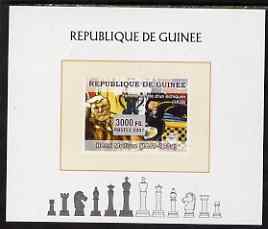 Guinea - Conakry 2008 Chess & Henri Matisse individual imperf deluxe sheet unmounted mint. Note this item is privately produced and is offered purely on its thematic appe..., stamps on personalities, stamps on arts, stamps on chess, stamps on matisse
