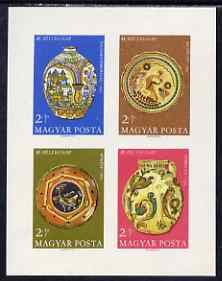 Hungary 1968 Stamp Day - Ceramics imperf m/sheet unmounted mint, as SG MS2395, stamps on ceramics, stamps on pottery, stamps on postal