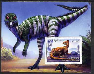 Somalia 2002 Dinosaurs perf s/sheet #8 unmounted mint, stamps on dinosaurs, stamps on 