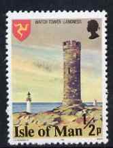 Isle of Man 1978-81 Watch Tower & Lighthouse 0.5p perf 14 (from def set) unmounted mint, SG 111, stamps on lighthouses