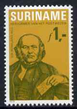 Surinam 1979 Death Centenary of Sir Rowland Hill unmounted mint, SG 975, stamps on rowland hill, stamps on postal