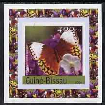 Guinea - Bissau 2004 Butterflies #4 individual imperf deluxe sheet unmounted mint. Note this item is privately produced and is offered purely on its thematic appeal, stamps on butterflies