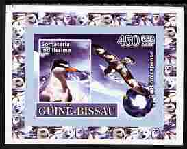 Guinea - Bissau 2007 International Polar Year - Birds #2 imperf individual deluxe sheet unmounted mint. Note this item is privately produced and is offered purely on its thematic appeal, stamps on polar, stamps on birds, stamps on 