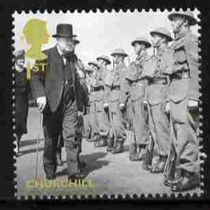 Great Britain 2010 Churchill Inspecting the Troops 1st Class value from Britain Alone set unmounted mint , stamps on , stamps on  stamps on personalities, stamps on  stamps on churchill, stamps on  stamps on constitutions, stamps on  stamps on  ww2 , stamps on  stamps on masonry, stamps on  stamps on masonics, stamps on  stamps on militaria