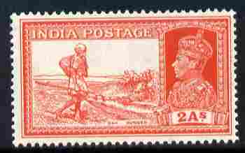 India 1937-40 KG6 Dak Runner 2a unmounted mint SG 251, stamps on , stamps on  kg6 , stamps on postman
