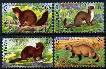 Moldova 2006 Animals perf set of 4 unmounted mint, SG 551-4, stamps on animals