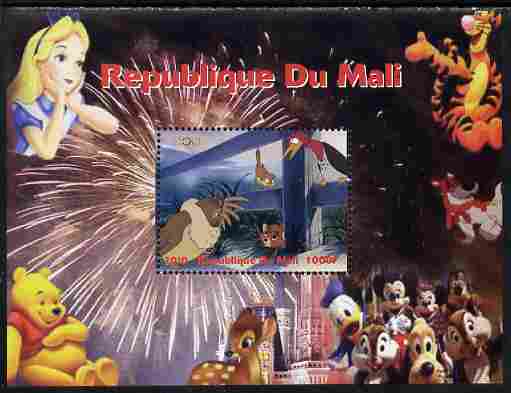 Mali 2010 Disney Characters with Olympic Rings #1 perf s/sheet unmounted mint. Note this item is privately produced and is offered purely on its thematic appeal , stamps on disney, stamps on cartoons, stamps on films, stamps on cinema, stamps on movies, stamps on olympics, stamps on bears, stamps on pooh, stamps on tigger, stamps on bambi, stamps on deer