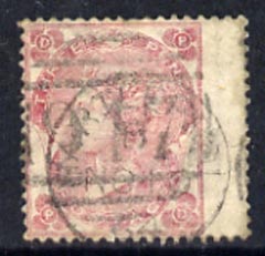 Great Britain 1862-64 QV 3d pale-carmine rose wing margin with light cancels, SG77, stamps on , stamps on  qv , stamps on 