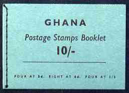 Ghana 1961 Booklet 10s green cover SG SB4, stamps on xxx