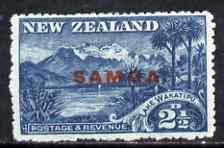 Samoa 1914-15 Wakatipu 2.5d mtd mint SG 118, stamps on , stamps on  stamps on samoa 1914-15 wakatipu 2.5d mtd mint sg 118