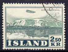 Iceland 1947-52 Air 2k50 fine used SG 277, stamps on 