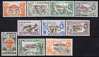 Cameroun 1960-61 Overprinted def set to 5s unmounted mint SG T1-10, stamps on 