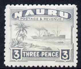 Nauru 1924-48 Century 3d mounted mint SG 31, stamps on , stamps on  kg5 , stamps on ships