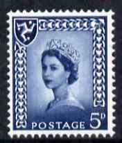 Isle of Man 1968-69 Wilding 5d royal blue no wmk unmounted mint SG 7, stamps on 
