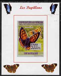Guinea - Conakry 2008 Butterflies #2 individual imperf deluxe sheet unmounted mint. Note this item is privately produced and is offered purely on its thematic appeal, stamps on butterflies