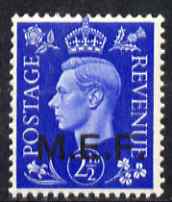 British Occupations of Italian Colonies - MEF 1942 KG6 2.5d ultramarine unmounted mint SG M3, stamps on , stamps on  kg6 , stamps on 
