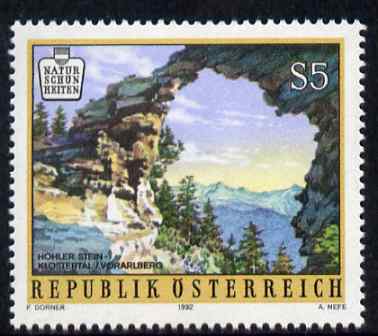 Austria 1992 Natural Beauty Spots 5s unmounted mint SG 2284, stamps on landscapes, stamps on tourism
